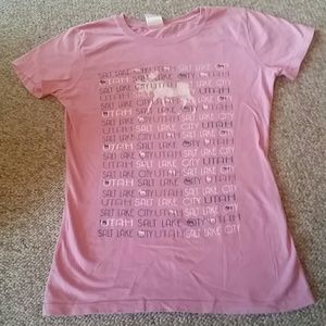 Genuine Tops - Utah Pink Tshirt Genuine Tops - Utah Pink Tshirt